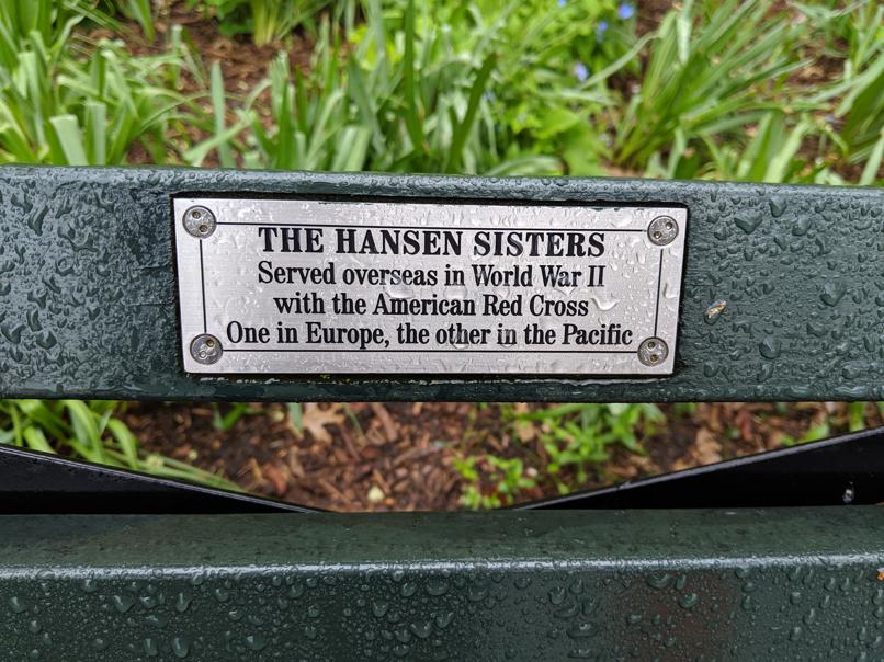 I saw this bench in Central Park