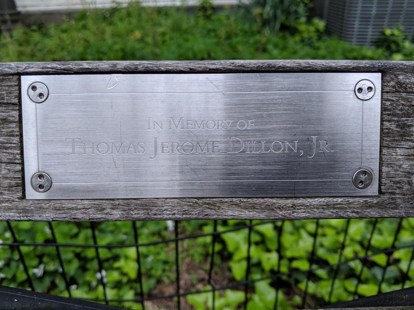 I saw this bench in Central Park