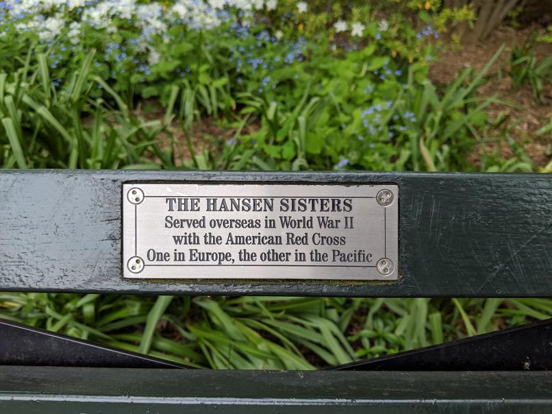 I saw this bench in Central Park