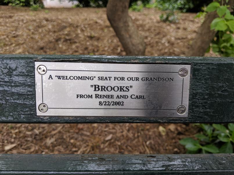 I saw this bench in Central Park