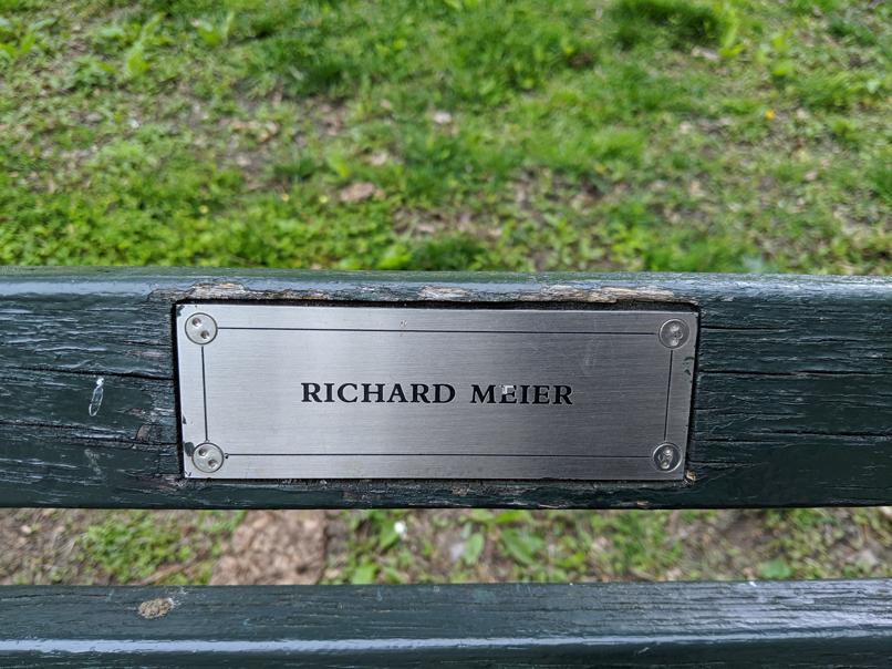 I saw this bench in Central Park