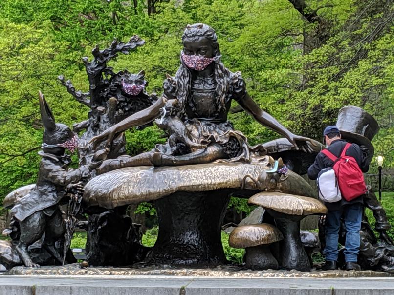 I saw this bench in Central Park