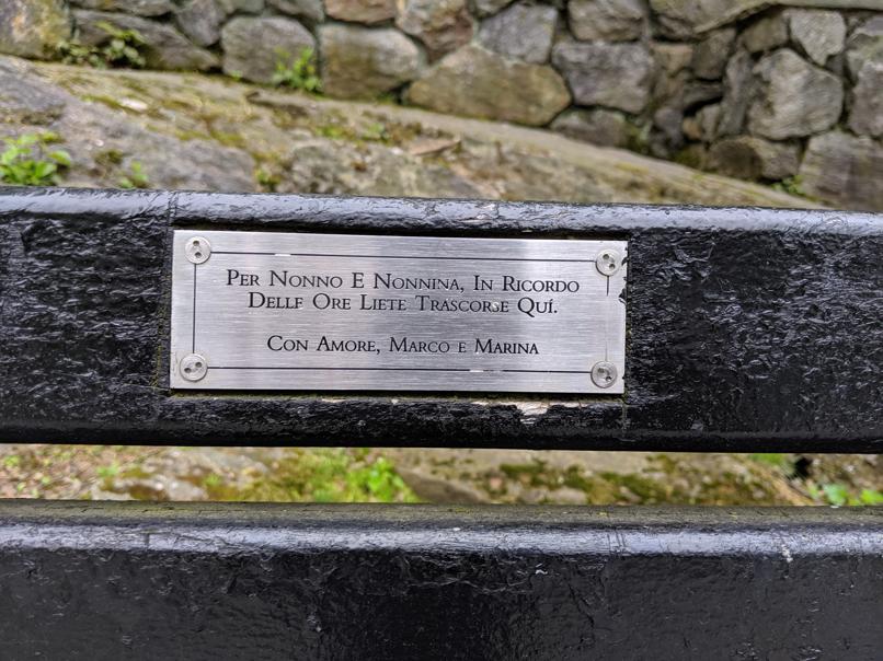 I saw this bench in Central Park