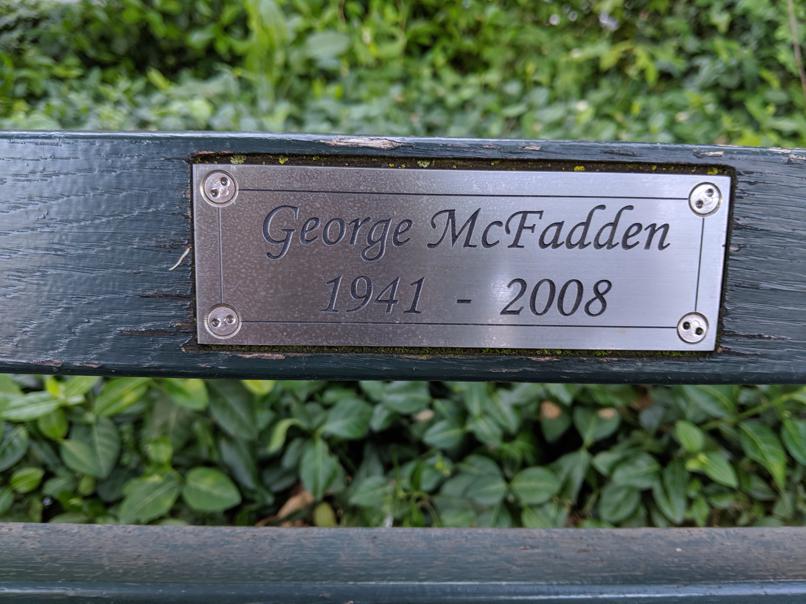 I saw this bench in Central Park