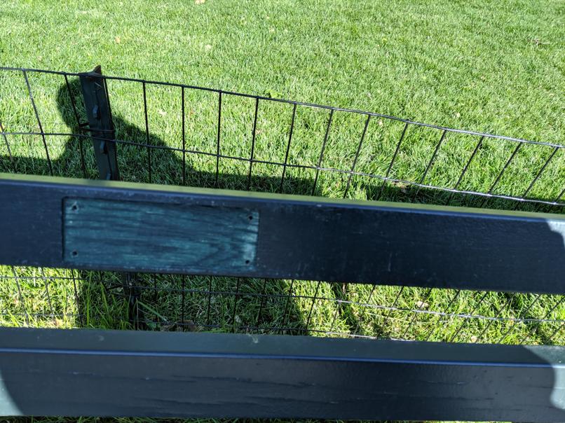 I saw this bench in Central Park