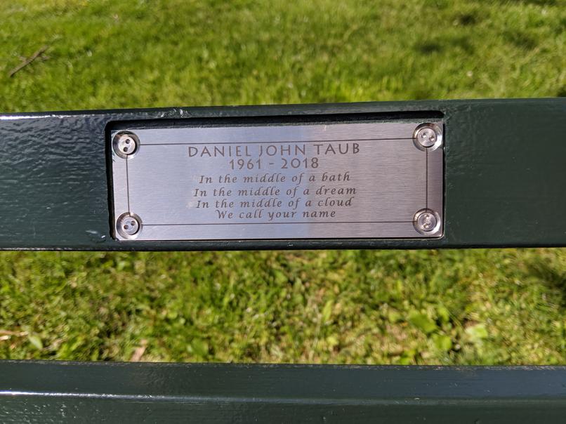 I saw this bench in Central Park