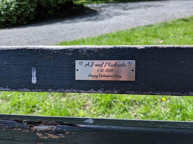 I saw this bench in Central Park