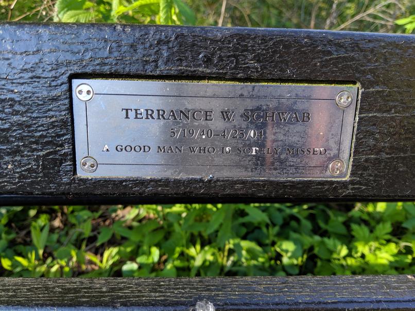 I saw this bench in Central Park