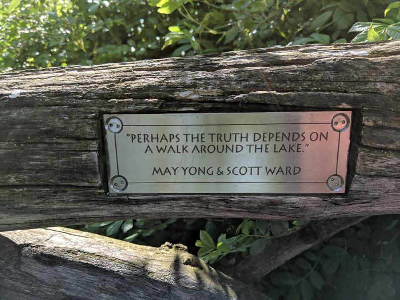 I saw this bench in Central Park