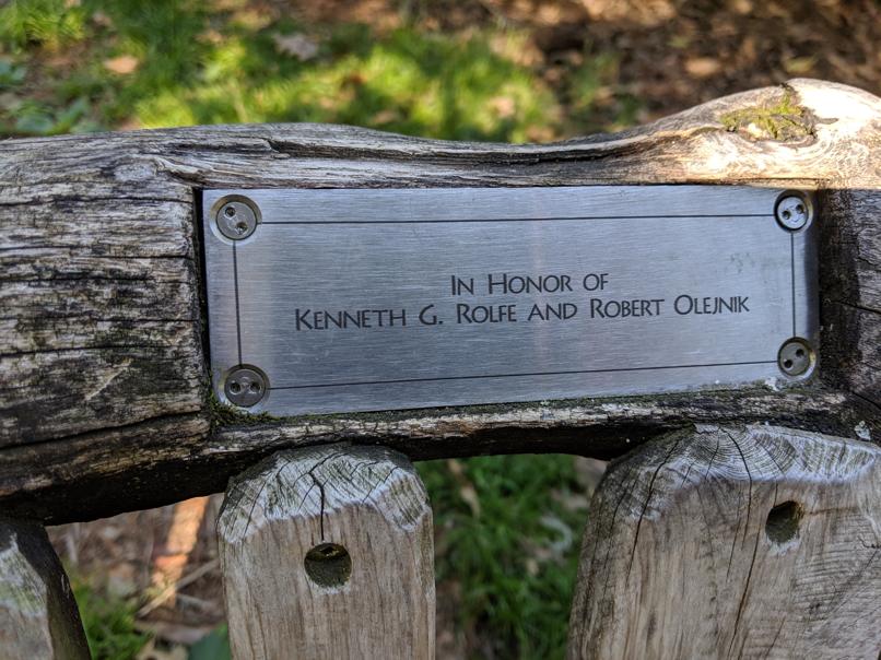 I saw this bench in Central Park