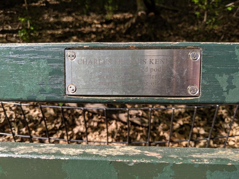 I saw this bench in Central Park