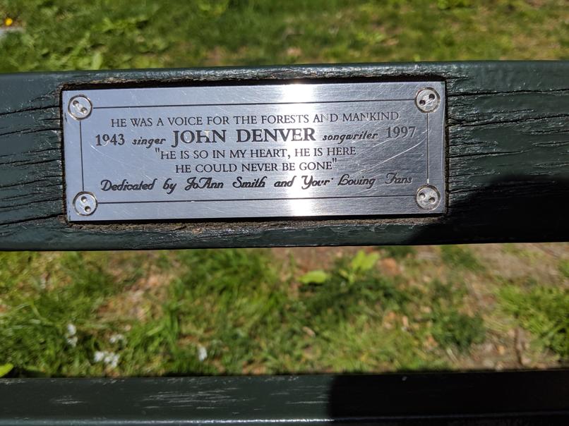 I saw this bench in Central Park