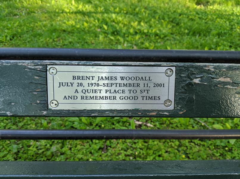 I saw this bench in Central Park