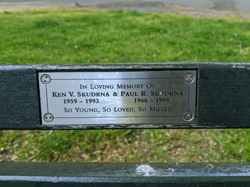 I saw this bench in Central Park