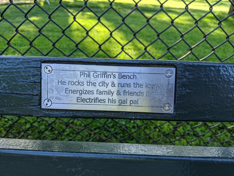 I saw this bench in Central Park