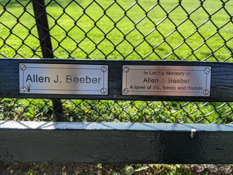 I saw this bench in Central Park