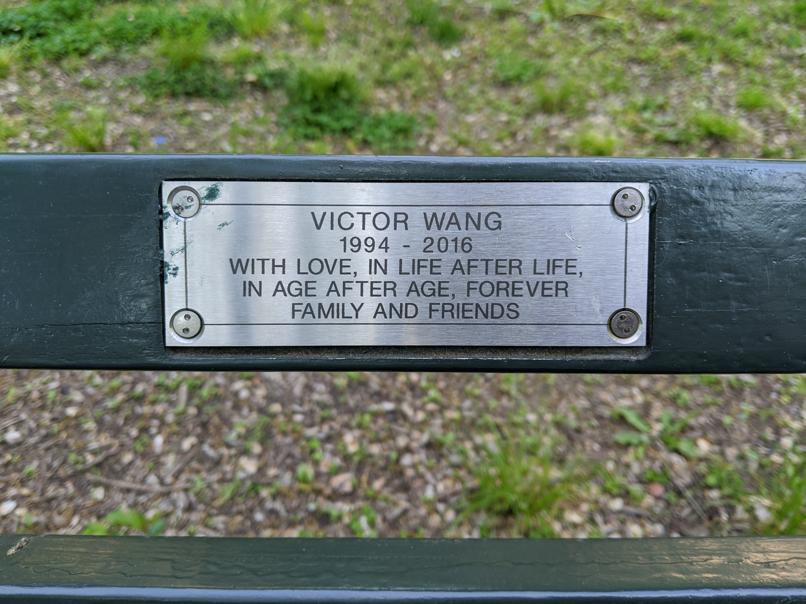 I saw this bench in Central Park