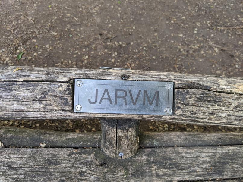 I saw this bench in Central Park