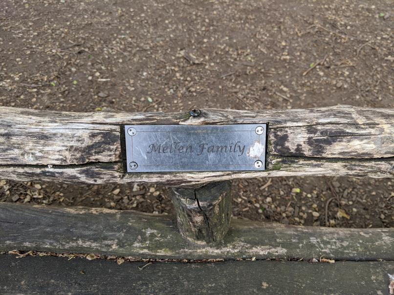 I saw this bench in Central Park