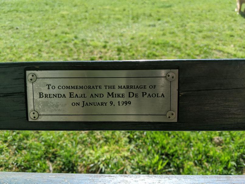 I saw this bench in Central Park