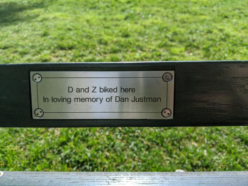 I saw this bench in Central Park