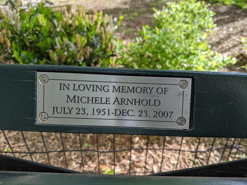 I saw this bench in Central Park