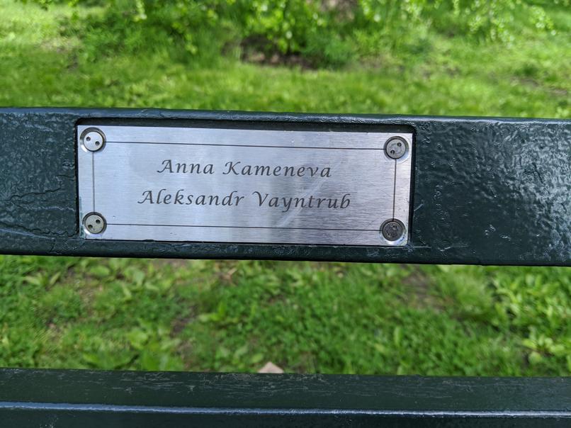 I saw this bench in Central Park