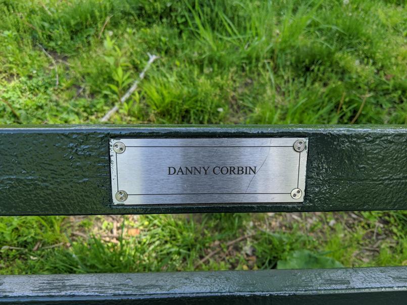 I saw this bench in Central Park