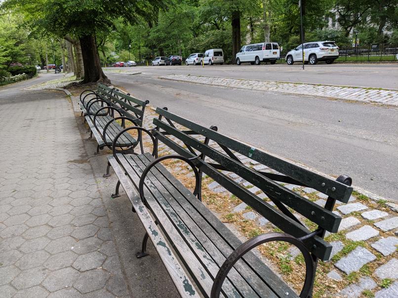 I saw this bench in Central Park