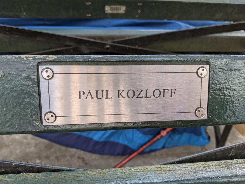 I saw this bench in Central Park