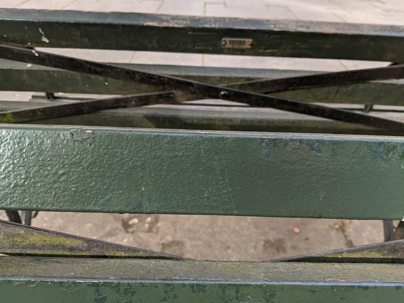 I saw this bench in Central Park