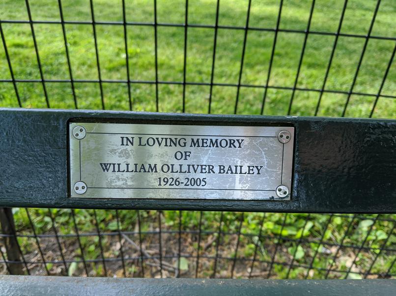 I saw this bench in Central Park