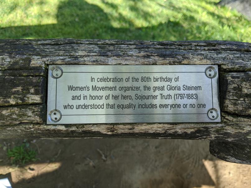 I saw this bench in Central Park