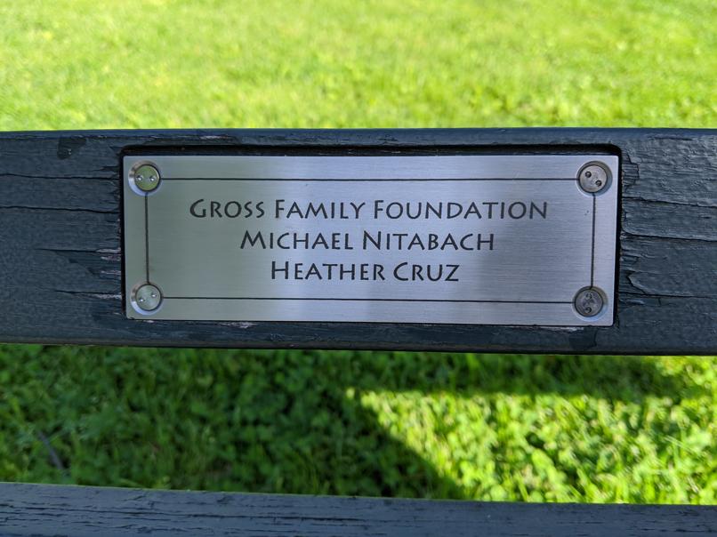 I saw this bench in Central Park